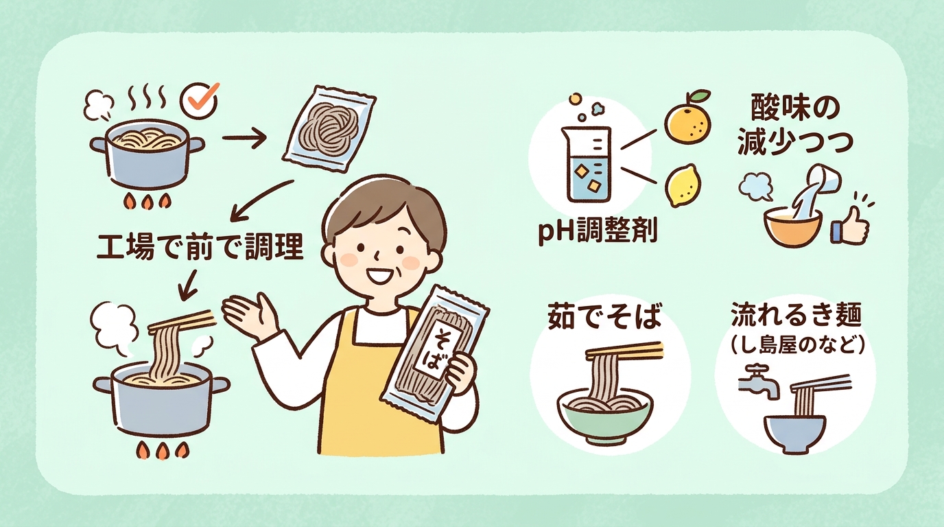 ゆでそばをそのまま食べても大丈夫?基本の食べ方
