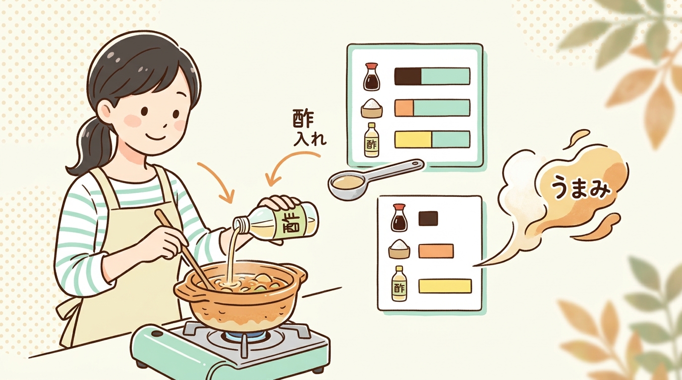 酢の投入タイミングと黄金レシピ