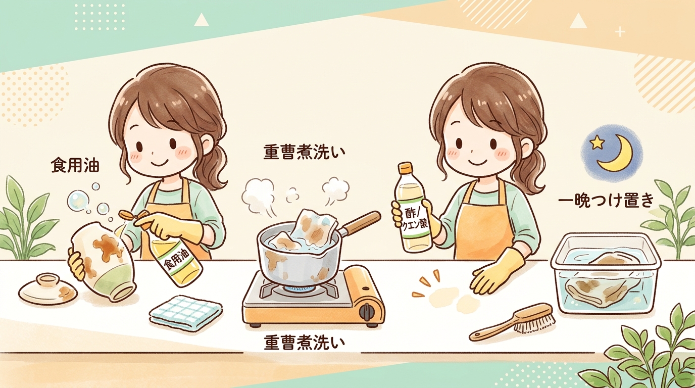 頑固なヤニをスッキリ落とす4つの手順