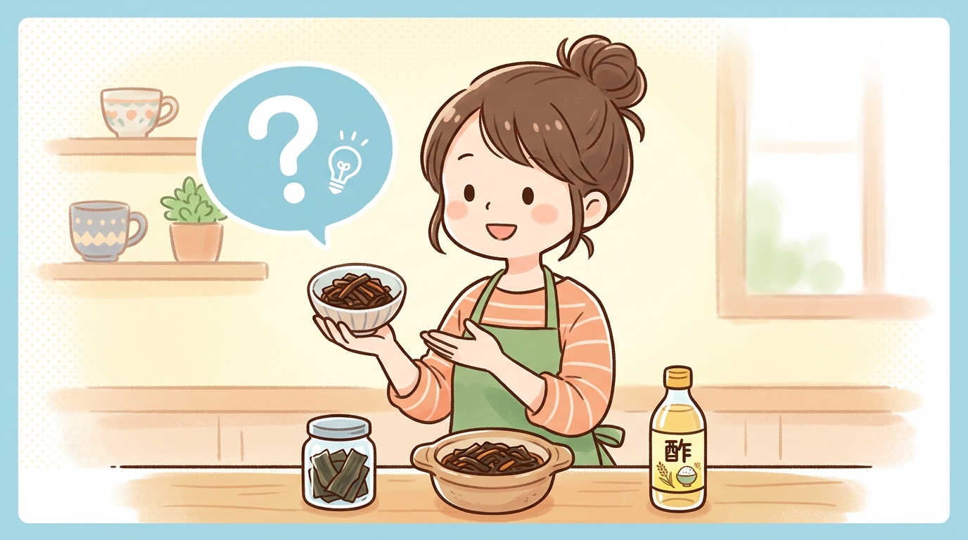 昆布の佃煮の酢を入れる理由に関するQ&A
