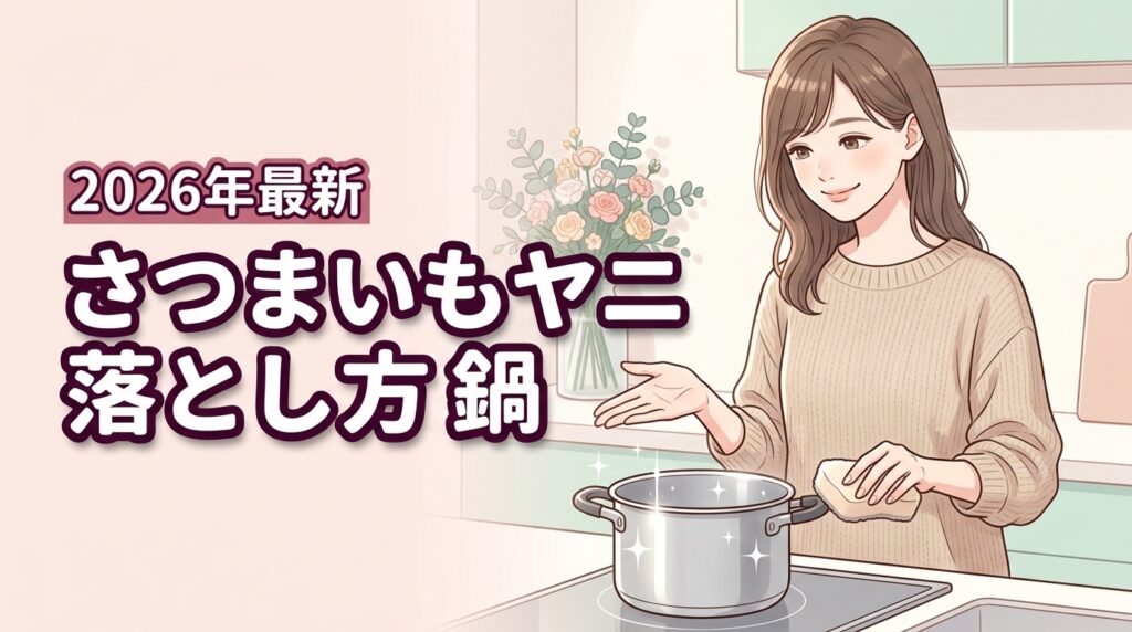 2026最新｜さつまいもヤニの鍋の落とし方！4つの手順でスッキリ