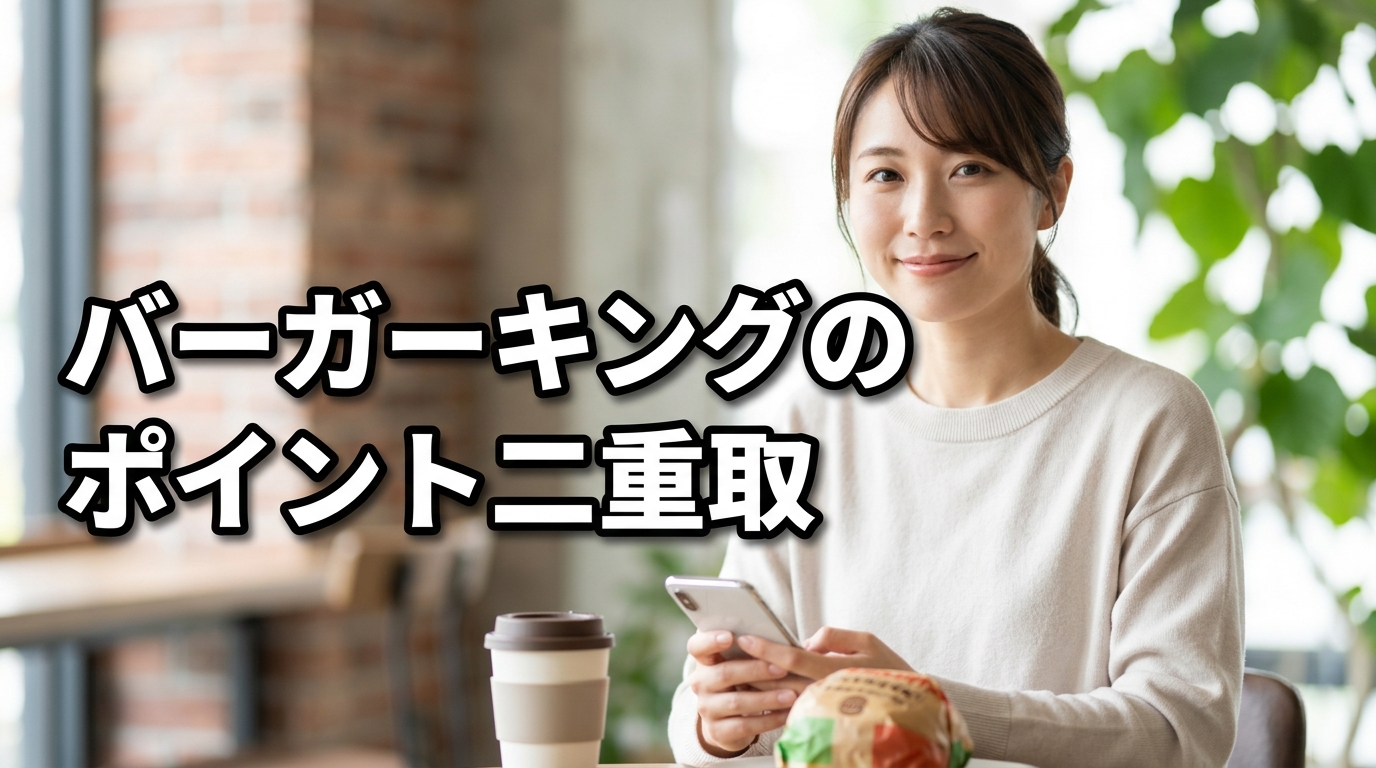 【2026】バーガーキングのポイント二重取り術!アプリ併用で最安に