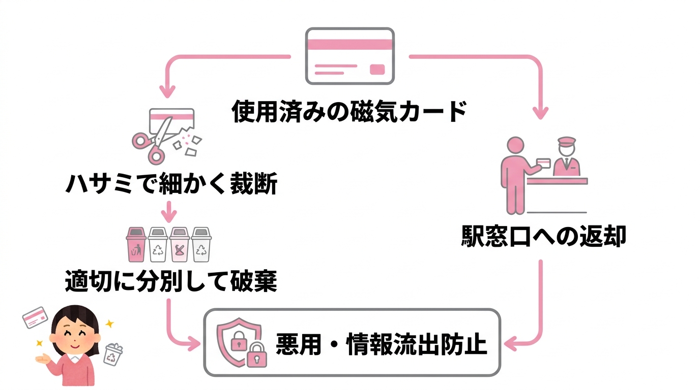 モバイルPASMOカード処分の手順と注意