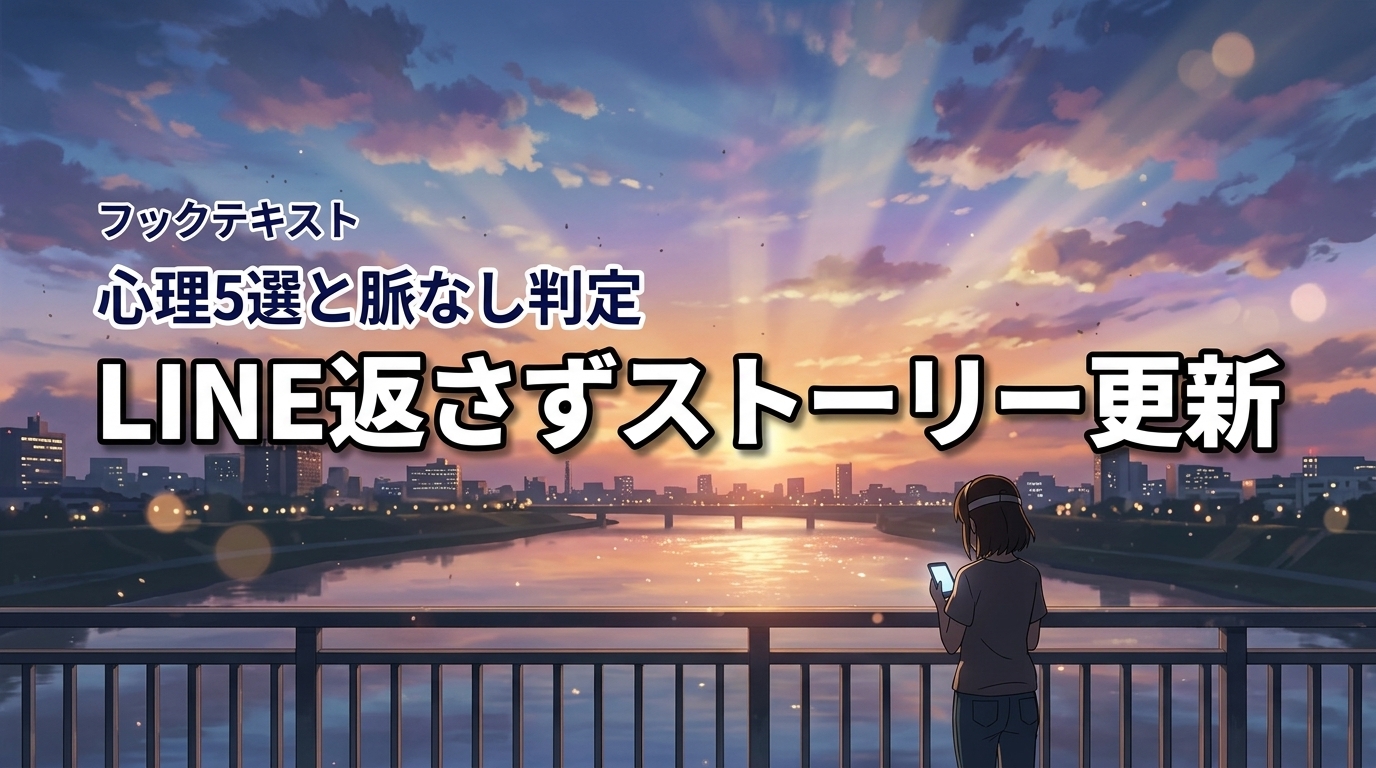 ストーリーは更新するのにLINEを返さない女性の心理5選！脈なし判定と対処法