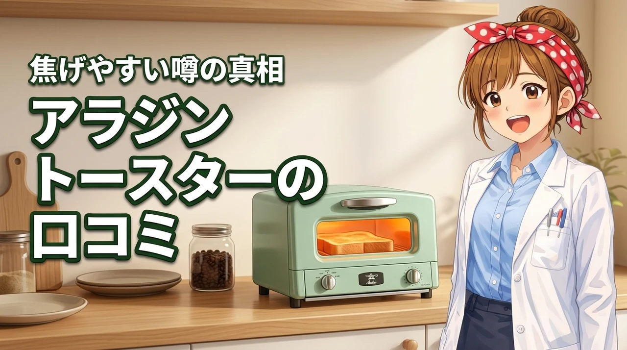 アラジン グラファイトトースターの口コミは？焦げやすいという悪い評判の真相を暴露