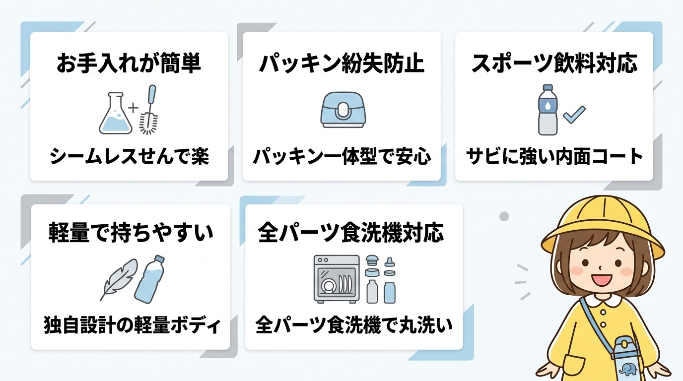 象印のキッズ水筒を親子で愛用するメリット5つ