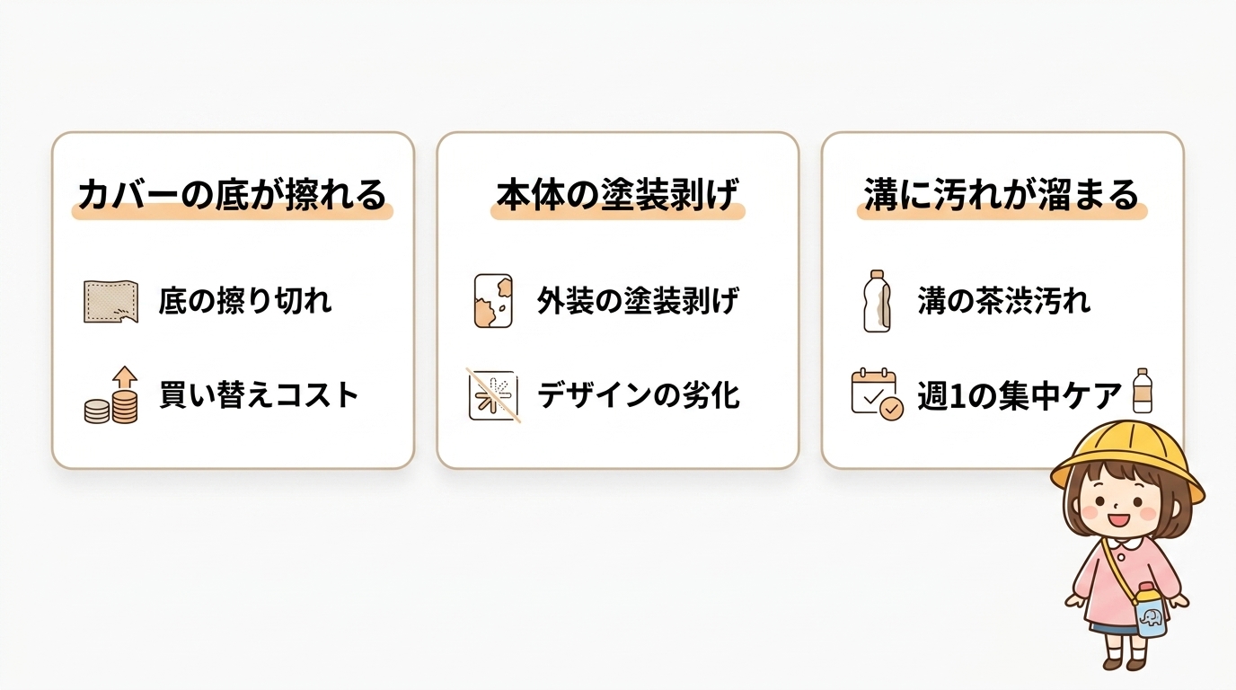購入前に確認したい象印のキッズ水筒のデメリット3つ