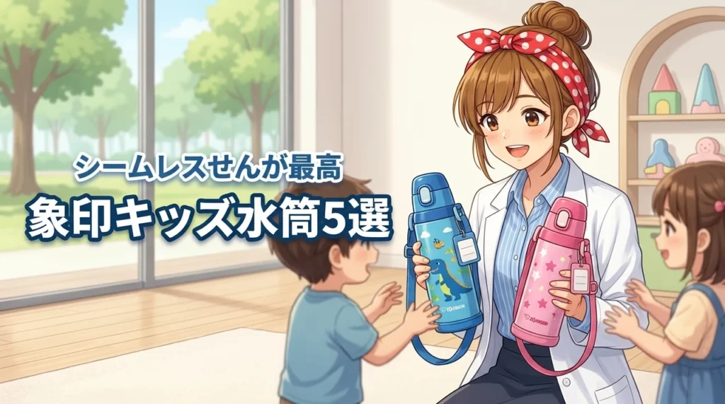 【シームレスせんが最高】象印のキッズ向け水筒はどれが良い？選び方と人気モデル5選