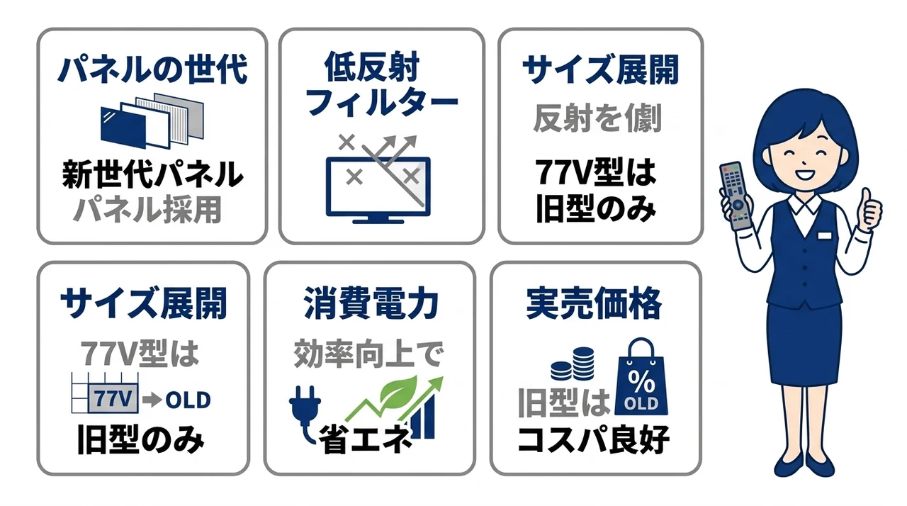 パナソニックZ95CとZ95Bの違いを比較｜スペック一覧