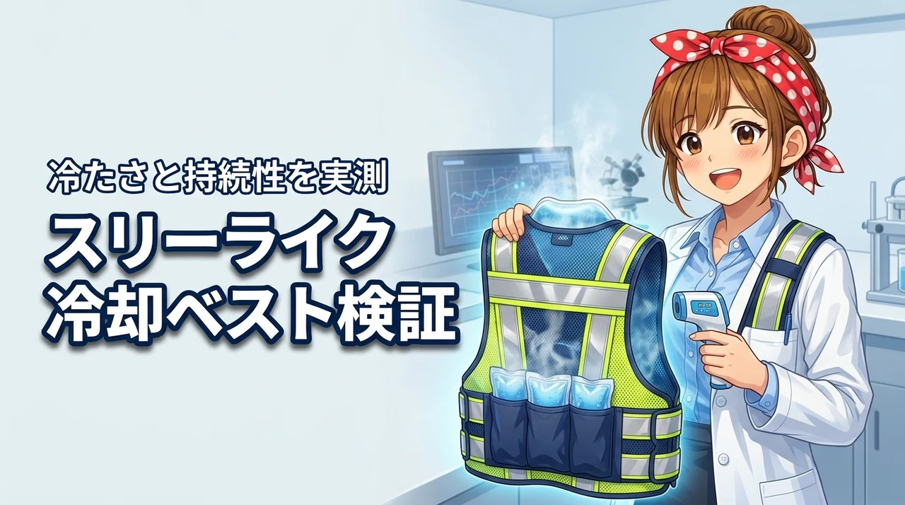 スリーライクの冷却ベストの口コミは本当?注水式の冷たさや持続性を実機で検証